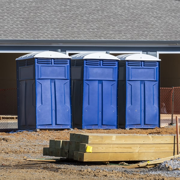 how often are the portable toilets cleaned and serviced during a rental period in Flossmoor IL